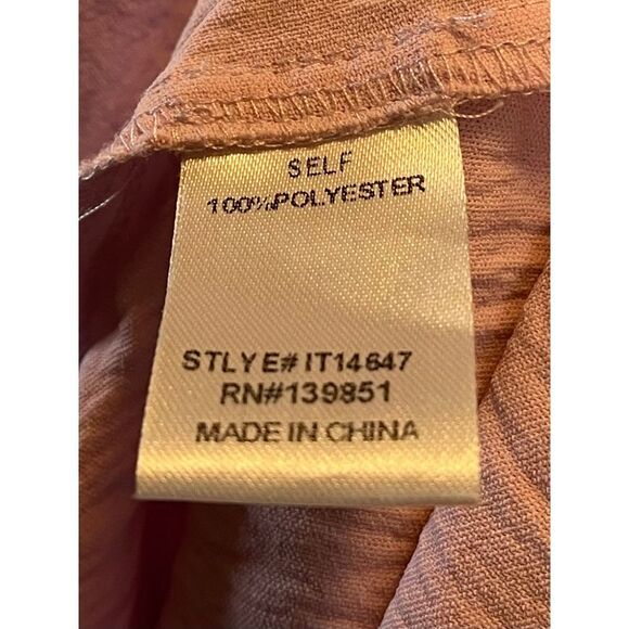 ODDI Pink Ruffle Trim Puff Sleeve Romantic Babydoll Blouse Medium - Picture 4 of 4